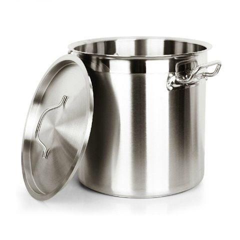 Nồi Inox Dày 2 Quai Dung Tích Lớn 6L-170L, Nồi Hầm Cao Chất Lượng, Thực Phẩm An Toàn, Nắp Đậy Siêu Bền 0.8mm (TV487)