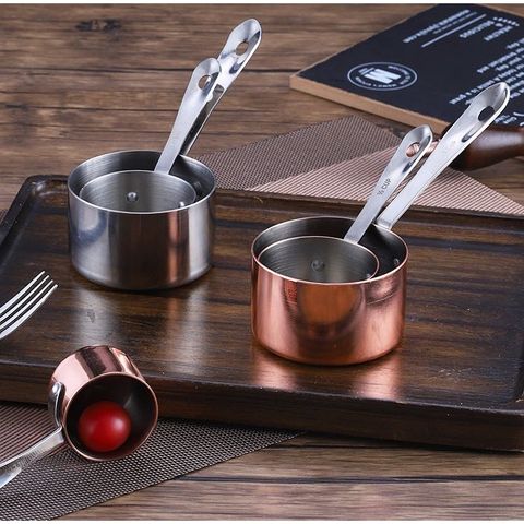 Bát Đựng Nước Xốt Inox 304 Có Tay Cầm & Lỗ Treo Tiện Dụng SC1 - Dụng Cụ Nhà Bếp Hàn Quốc Thông Minh (TV673)