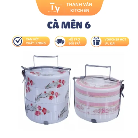 Cà Mên - Đồ Gia Dụng Nhà Bếp Nhựa Melamine, Kích Thước Đa Dạng Cho Ngăn Chứa Thực Phẩm Thông Minh (TV754)
