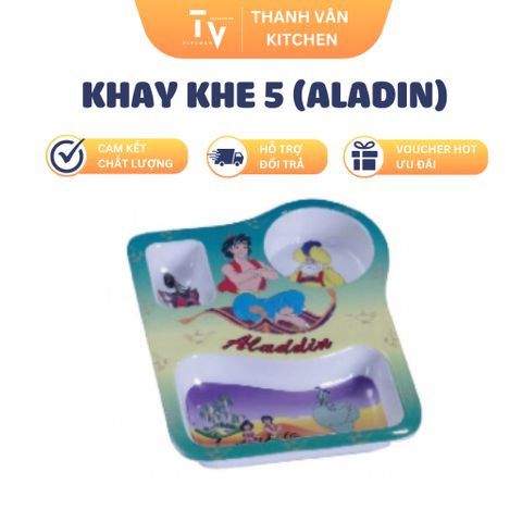 Khay Khe 5 ALADIN - Đồ Gia Dụng Nhà Bếp Chất Lượng Cao, Kích Thước 21.9 x 18.0 cm, Dễ Dàng Sử Dụng và Vệ Sinh (TV992)