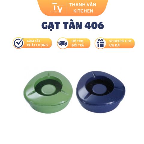 Gạt Tàn 406 - Đồ Gia Dụng Nhà Bếp Thời Trang, Kích Thước Ø 13.0 x 4.0 cm, Sản Phẩm Chính Hãng TVKITCHEN (TV934)