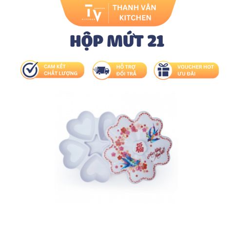 Hộp Mứt 21 Chất Liệu Cao Cấp - Đồ Gia Dụng Nhà Bếp Thông Minh, Tiện Lợi cho Không Gian Bếp Nhà Bạn (TV971)