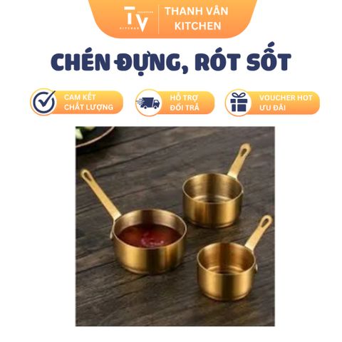 Chén Đựng Nước Chấm INOX 304 Cao Cấp - Dụng Cụ Nhà Bếp Thông Minh, Tiện Dụng, Dung Tích 50ml-200ml (TV527)