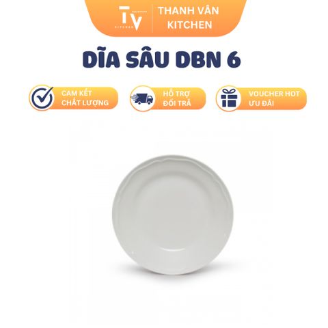 Dĩa Sâu Melamine DBN 6 - Kích Thước Ø 15.9 x 3.0 cm - Đồ Gia Dụng Nhà Bếp Chất Lượng Cao, Dễ Dàng Sử Dụng (TV805)