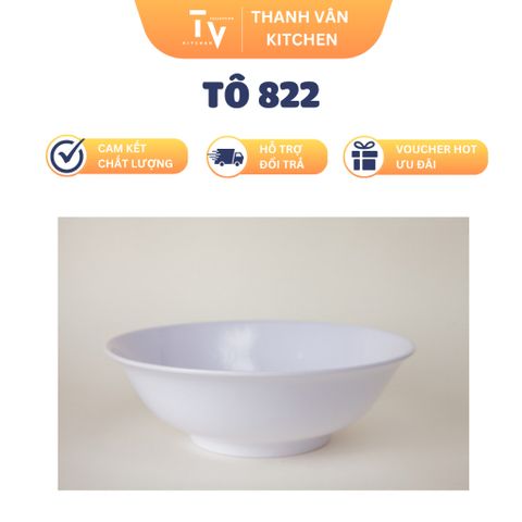 Tô Nhựa Chịu Nhiệt 24.5 cm - Dụng Cụ Nhà Bếp Đa Năng TVKITCHEN - Thích Hợp Để Đựng Thực Phẩm và Nấu Ăn (TV1062)