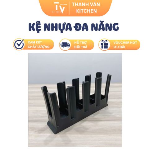 Kệ nhựa 4 ngăn úp đựng ly cốc đa năng - Giải pháp lưu trữ thông minh cho căn bếp gọn gàng tiện lợi