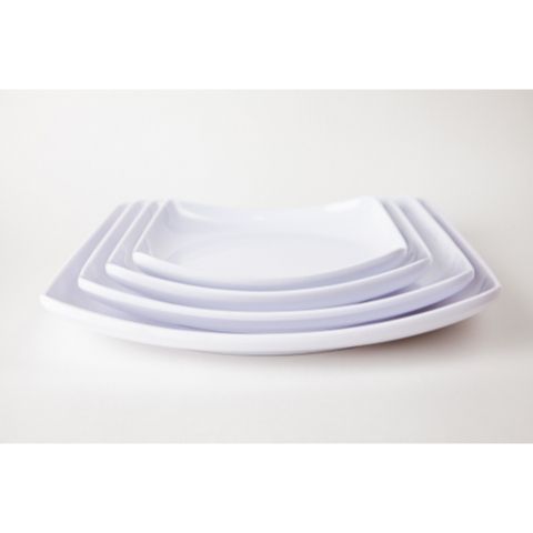 Dĩa Melamine Vuông DV 206 - Đồ Gia Dụng Nhà Bếp Chất Lượng Cao, Kích Thước 16.7 x 3.1 cm, Mẫu Mã Đa Dạng, Nhập Khẩu Chính Hãng (TV900)
