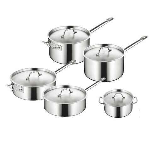 Nồi Inox Sâu Lòng 2 Đáy - Nấu Sốt Hàn Quốc, Có Tay Cầm Dung Tích Lớn Tiện Dụng cho Nhà Bếp (TV299)