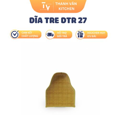 Dĩa Tre DTR 27 - Dĩa Nhựa Melamine Chất Lượng Cao Cho Nhà Bếp - Sản Phẩm Gia Dụng Tiện Lợi (TV883)
