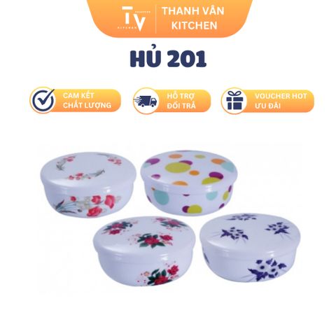 Hủ Đựng Gia Vị Chất Liệu Nhựa Bền - Kích Thước Ø 11.6 x 5.9 cm - Dụng Cụ Nhà Bếp Tiện Lợi Cho Mọi Gia Đình (TV962)