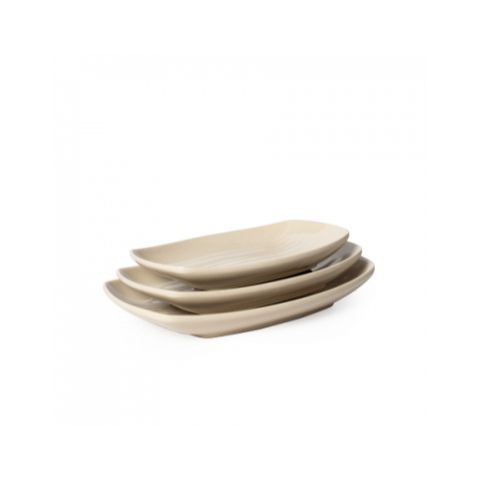 Dĩa Chữ Nhật Melamine TVKITCHEN 21.3x13.3x3.1 cm - Đồ Gia Dụng Nhà Bếp Chất Lượng Cao, Bền Đẹp, Thân Thiện Với Người Dùng (TV844)