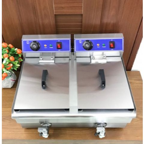 Bếp Điện Chiên Nhúng Inox Đa Dạng Dung Tích 8L-19L - Dụng Cụ Nhà Bếp Chất Lượng Cao, Tiện Dụng Cho Mọi Gia Đình
