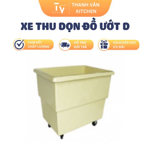 Xe thu dọn đồ ướt D-028 - Xe dọn dẹp tiện lợi cho nhà bếp, dụng cụ gia đình cao cấp, thiết kế hiện đại, chất liệu nhựa bền bỉ (TV548)