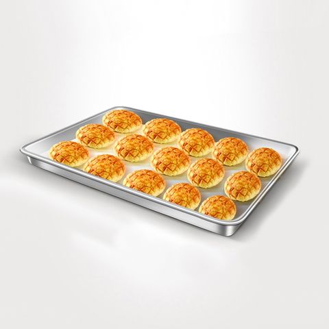 Khay Nhôm Nướng Bánh Chữ Nhật Lớn - Khay Nướng Lò 400x600mm, Dày 0.7mm, Phù Hợp Cho Mọi Nhà Bếp, Chất Lượng Cao (TV662)