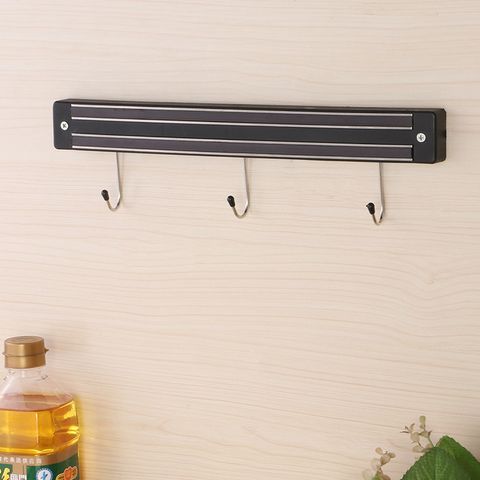 Giá hít dao nam châm 62cm có móc treo - Giá treo dao bếp chắc chắn, tiện lợi cho căn bếp hiện đại (TV285)