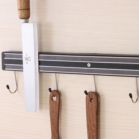 Giá hít dao nam châm 62cm có móc treo - Giá treo dao bếp chắc chắn, tiện lợi cho căn bếp hiện đại (TV285)
