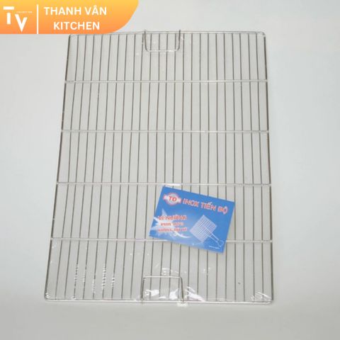 Vỉ nướng Inox Cao Cấp TV70 - Thiết Kế Tiện Dụng Cho Nướng Thịt & Hải Sản Trên Bếp Than, Bếp Gas, Dã Ngoại An Toàn (TV70)