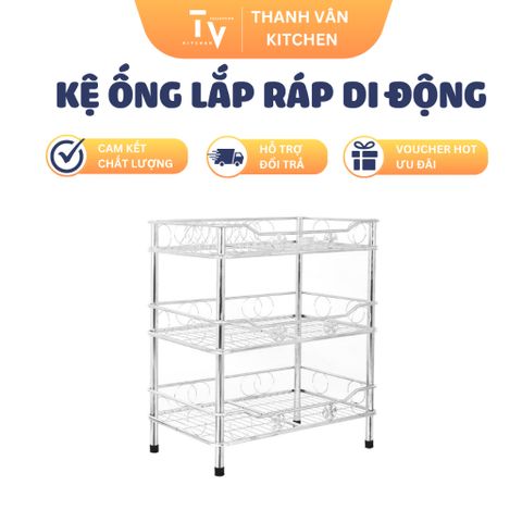 Kệ ống lắp ráp di động TV83 - Giải pháp lưu trữ thông minh cho nhà bếp hiện đại, tiện lợi và đa dạng kích thước (TV83)