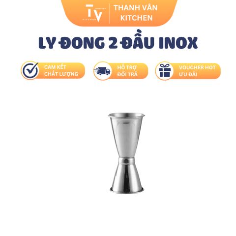 Ly Đong Định Lượng 2 Đầu Inox Cao Cấp - Dụng Cụ Nhà Bếp Chất Lượng, Bền Bỉ Cho Mọi Căn Bếp (TV416)