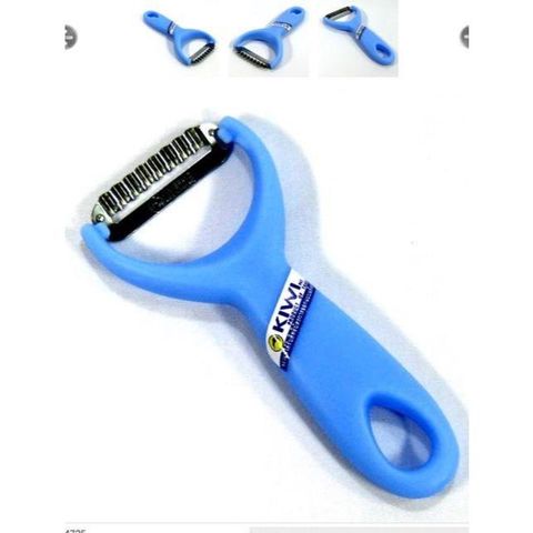 Dao Bào Sợi Inox Kiwi KW218 - Dụng Cụ Nhà Bếp Chất Lượng Cao, Màu Xanh Dương, Kích Thước 70x150mm (TV446)