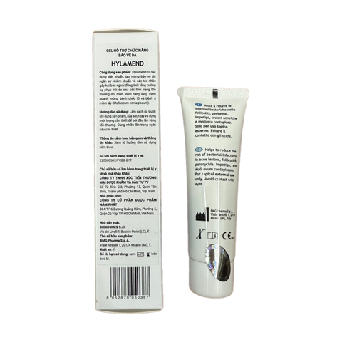 Gel Trị Mụn Hylamend 30ml - Ngăn Ngừa Mụn, Làm Dịu Da và Phục Hồi Tổn Thương, Cải Thiện Tình Trạng Viêm Da