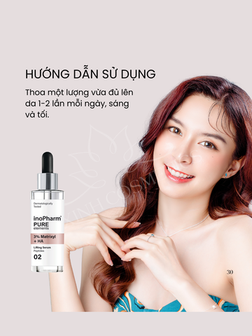 Tinh Chất Dưỡng Ẩm 3% MATRIXYL + HA 30ml - Serum Hỗ Trợ Đàn Hồi Da, Cấp Nước Sâu, Phù Hợp Cho Mọi Loại Da