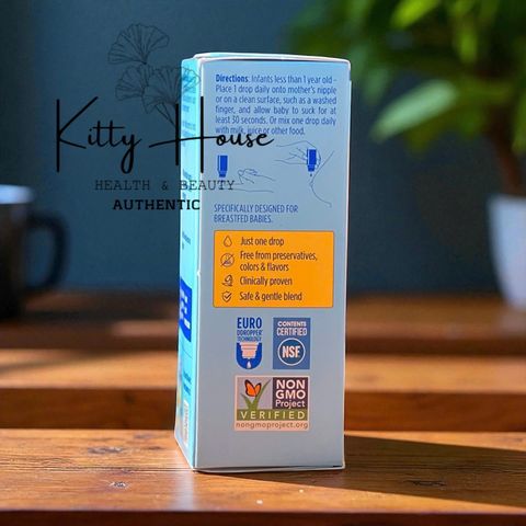 Vitamin D3 cho bé Baby Ddrops Liquid 400 IU - Bổ sung vitamin D3 hỗ trợ xương và miễn dịch cho trẻ sơ sinh, lọ 90 giọt