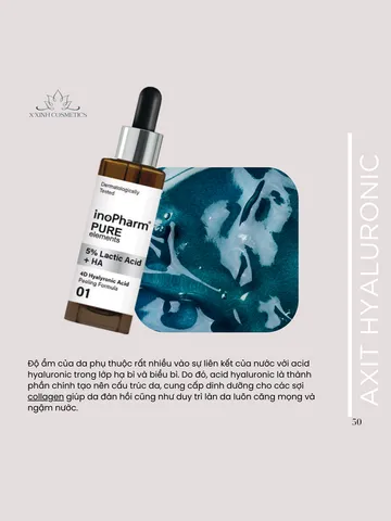 Peel Da Nhẹ Nhàng Lactic Acid + HA InoPharm 30ml - Tẩy Da Chết Siêu Mềm Mịn, Giúp Da Sáng Khỏe, Phù Hợp Với Da Nhạy Cảm