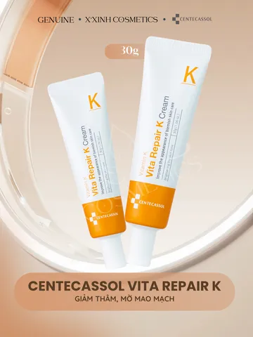Kem Dưỡng Phục Hồi Centecassol Vita Repair K Cream 30g – Giảm Thâm, Tăng Đàn Hồi, Phục Hồi Da Khỏe Mạnh
