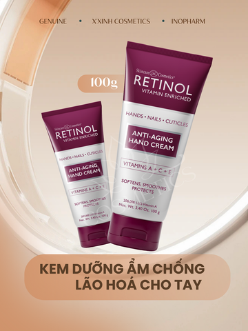 Kem dưỡng ẩm và chống lão hoá cho tay RETINOL Original Anti-Aging Hand Cream 100g