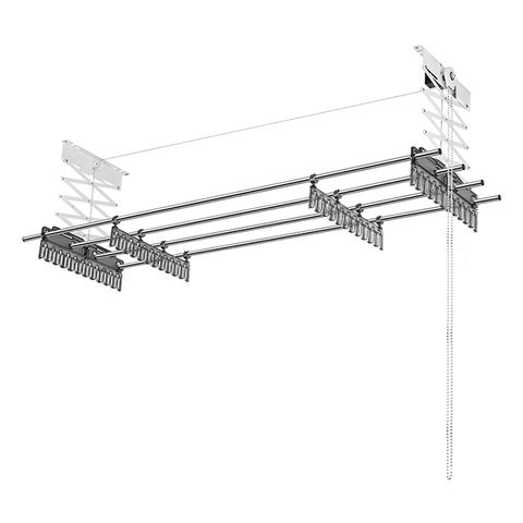 Giàn Phơi Bán Tự Động Treo Trần Wellex Hàn Quốc RG 41800 - Thanh Thẳng Inox Chịu Lực, Dễ Dàng Sử Dụng