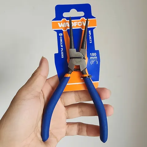 Kềm Mở Phe Mũi Thẳng Vòng Trong 7 Inch WADFOW WPL9C73 - Dụng Cụ Sửa Chữa Bằng Thép Hợp Kim Bền Bỉ, Tiện Lợi cho Thợ Sửa Chữa