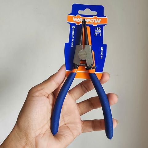 Kìm Mở Phe Mũi Thẳng Vòng Ngoài 7 Inch/180mm WADFOW WPL9C71 - Dụng Cụ Cầm Tay Bền Bỉ Cho Thợ Cơ Khí