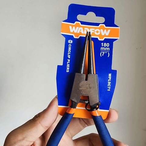 Kìm Mở Phe Mũi Thẳng Vòng Ngoài 7 Inch/180mm WADFOW WPL9C71 - Dụng Cụ Cầm Tay Bền Bỉ Cho Thợ Cơ Khí