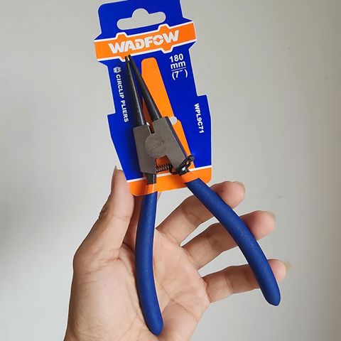 Kìm Mở Phe Mũi Thẳng Vòng Ngoài 7 Inch/180mm WADFOW WPL9C71 - Dụng Cụ Cầm Tay Bền Bỉ Cho Thợ Cơ Khí
