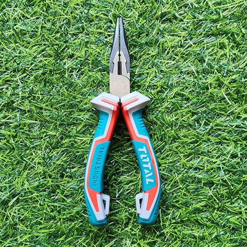 Kìm Mũi Nhọn 6 Inch Total THT220606 - Thép Hợp Kim, Tay Cầm Nhựa êm Ái, Dụng Cụ Cầm Tay Chất Lượng Cao Cho Thợ Sửa Chữa