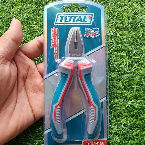 Kìm điện mini Total THTMN156 115mm - Dụng cụ cầm tay chống gỉ, thiết kế nhỏ gọn cho thợ điện và gia đình