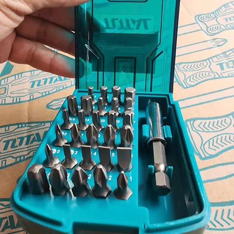Bộ Mũi Bắt Vít 25mm 30 Chi Tiết Total TACSD10306 - Đầu Vít Thép CR-V Chống Mài Mòn, Phù Hợp Nhiều Loại Máy Khoan