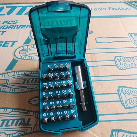Bộ Mũi Bắt Vít 25mm 30 Chi Tiết Total TACSD10306 - Đầu Vít Thép CR-V Chống Mài Mòn, Phù Hợp Nhiều Loại Máy Khoan