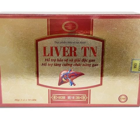 Viên uống Bổ gan Diệp hạ châu Liver TN - Giải độc, thanh nhiệt, hỗ trợ giảm viêm gan, xơ gan - Hộp 30 viên ROSTEX PHARMA