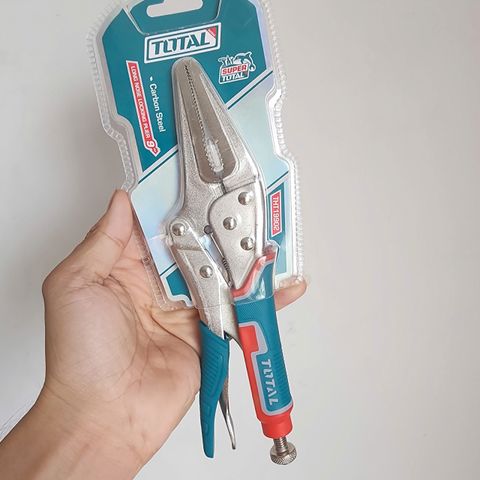 Kìm Bấm Chết Mũi Dài 9 Inch Total THT19902 - Dụng Cụ Cầm Tay Chất Lượng Cao, Thép Carbon Chắc Chắn, Khóa Chặt An Toàn