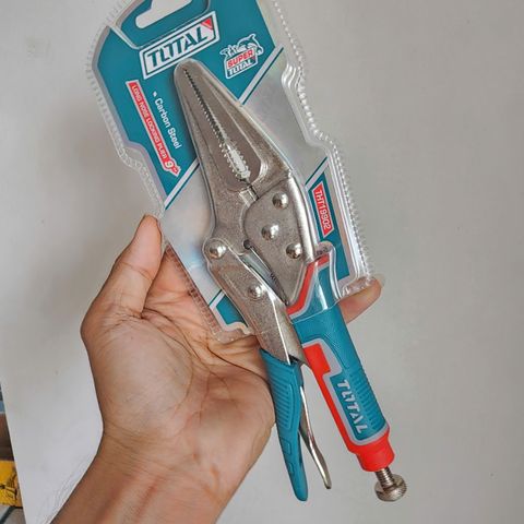 Kìm Bấm Chết Mũi Dài 9 Inch Total THT19902 - Dụng Cụ Cầm Tay Chất Lượng Cao, Thép Carbon Chắc Chắn, Khóa Chặt An Toàn