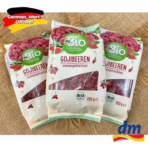 Hạt Kỷ Tử Hữu Cơ DM Bio 150gr - Sản Phẩm Thiên Nhiên từ Đức, Bổ Sung Dưỡng Chất Cho Mọi Món Ăn, Tốt Cho Sức Khỏe