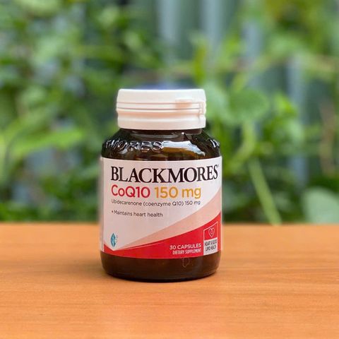 Viên uống hỗ trợ tim mạch Blackmores CoQ10 150mg - Thực phẩm chức năng 30 viên nhập khẩu Úc, bảo vệ sức khỏe tim mạch