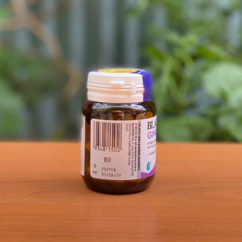 Viên Uống Blackmores Ginkgoforte 40 Viên - Hỗ Trợ Cải Thiện Trí Nhớ, Tăng Cường Tuần Hoàn Máu Não, Bảo Vệ Sức Khỏe Não Bộ