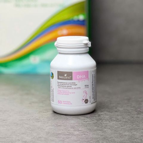 Bio Island DHA cho Bà Bầu - Thực Phẩm Bổ Sung Omega-3 An Toàn, Hỗ Trợ Phát Triển Trí Não Và Thị Giác Thai Nhi - 60 Viên