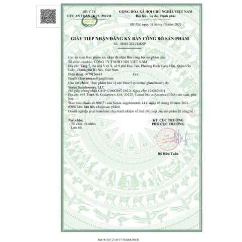 Gluatathion 1000mg của Codage giúp trung hoà độc tố, làm sáng da