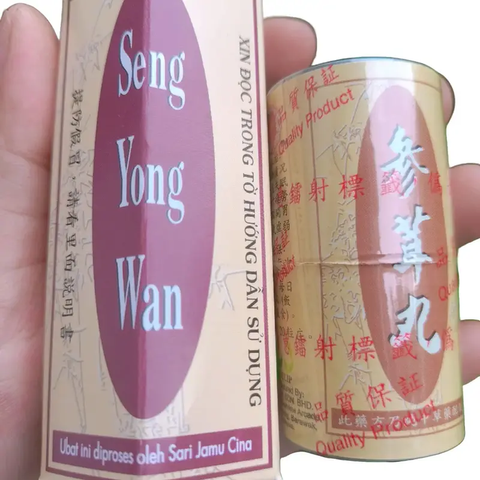 Sâm Nhung Seng Yong Wan - Hỗ Trợ Tăng Cân, Ngủ Ngon, Thiếu Máu, Mất Ngủ - Hộp 20 Viên WELIP