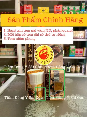 Viên uống Ganoderma Huo Luo Đan - Linh Chi Hoạt Lạc Đan, Hỗ trợ Giảm Đau Nhức Xương Khớp - Hộp 34 Viên Chính Hãng Malaysia