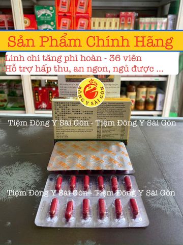 Linh Chi Tăng Phì Hoàn 36 Viên - Thực Phẩm Chức Năng Hỗ Trợ Tăng Cân và Cải Thiện Sức Khỏe, Nhập Khẩu Chính Hãng Malaysia